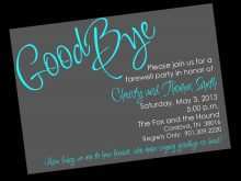 98 Customize Farewell Party Invitation Card Template Free Now with Farewell Party Invitation Card Template Free