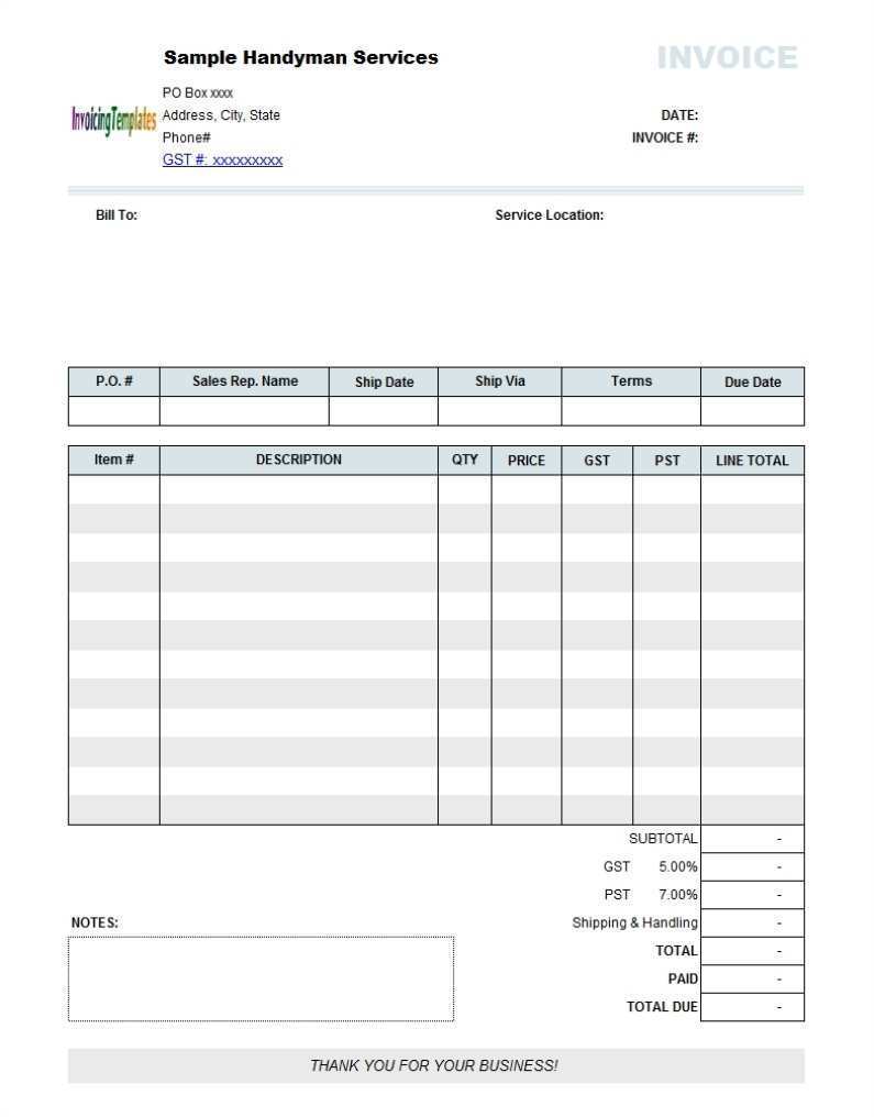 98 Customize Garage Invoice Example Templates by Garage Invoice Example