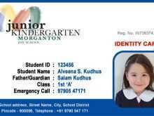 98 Customize Id Card Template For School Photo by Id Card Template For School