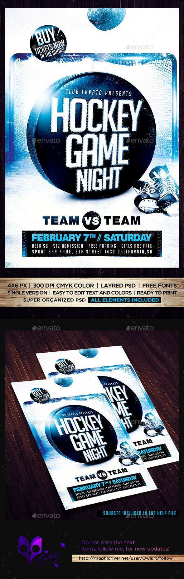 98 Customize Our Free Free Hockey Flyer Template Now for Free Hockey Flyer Template