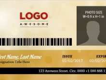 Id Card Template For Publisher