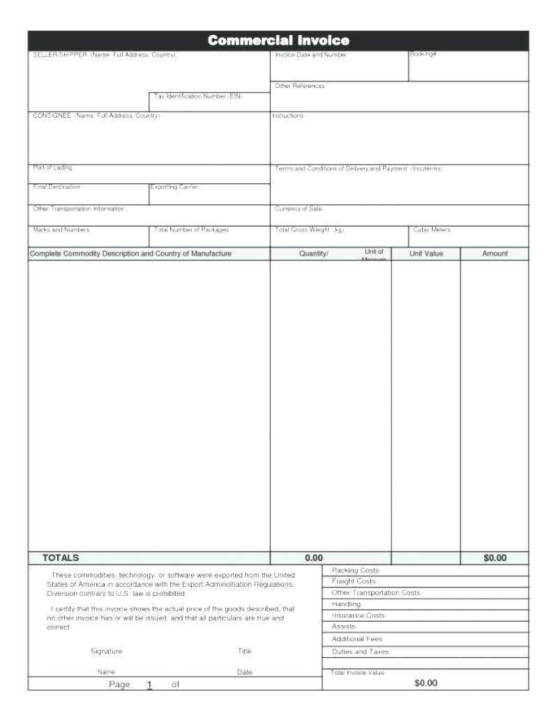 98 Customize Our Free Invoice Template Canada With Stunning Design with Invoice Template Canada