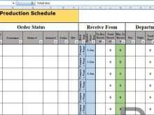 98 Customize Our Free Production Schedule Template Excel Layouts for Production Schedule Template Excel