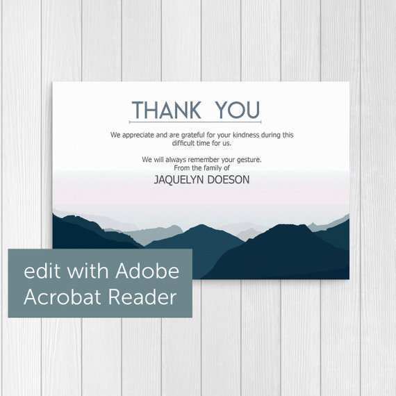 98 Customize Our Free Thank You Card Landscape Template PSD File for Thank You Card Landscape Template