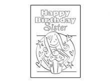 98 Format Birthday Card Template For Sister Layouts for Birthday Card Template For Sister