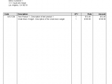 Blank Tax Invoice Template Free