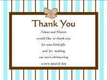 98 Format Thank You Card Template Christening For Free by Thank You Card Template Christening