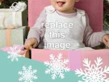 98 Free Baby Christmas Card Template Formating by Baby Christmas Card Template