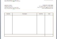 98 Free Printable Artist Invoice Example in Word with Artist Invoice Example
