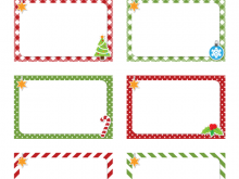 98 Free Printable Christmas Name Card Templates With Stunning Design for Christmas Name Card Templates