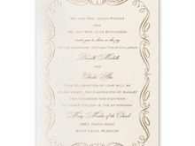 Traditional Wedding Card Templates