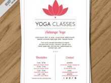 98 Free Printable Yoga Class Schedule Template Photo for Yoga Class Schedule Template