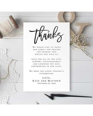 98 How To Create Wedding Thank You Card Template Download Templates with Wedding Thank You Card Template Download
