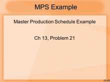 98 Online Master Production Schedule Example Problems Templates by Master Production Schedule Example Problems