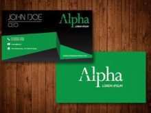 98 Printable Business Card Template Green Free Download With Stunning Design with Business Card Template Green Free Download