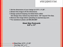 98 Printable Giant Postcard Template Formating for Giant Postcard Template