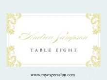 98 Printable Name Card Template Wedding Tables With Stunning Design by Name Card Template Wedding Tables