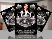 98 Report Black And White Party Flyer Template PSD File by Black And White Party Flyer Template