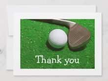 98 Report Golf Thank You Card Template With Stunning Design with Golf Thank You Card Template