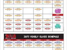 98 Report Yearly Class Schedule Template For Free by Yearly Class Schedule Template