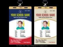 98 Standard School Id Card Template Online in Photoshop with School Id Card Template Online