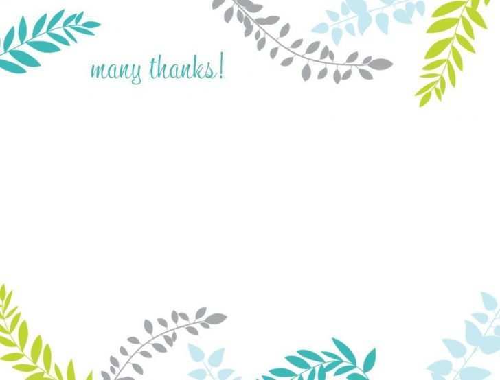 Simple Thank You Card Template Cards Design Templates