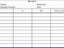 Stock Card Template Excel