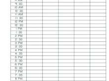 98 The Best Exercise Class Schedule Template Now for Exercise Class Schedule Template