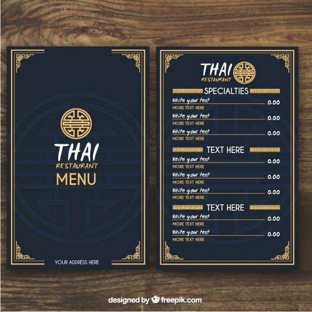 98 The Best Menu Card Templates Vector Free Download Formating with Menu Card Templates Vector Free Download