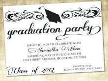 Graduation Name Card Inserts Template