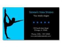 99 Best Business Card Template Yoga Photo with Business Card Template Yoga