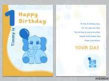 99 Best Elephant Birthday Card Template for Ms Word for Elephant Birthday Card Template