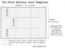 2 Fold Card Template