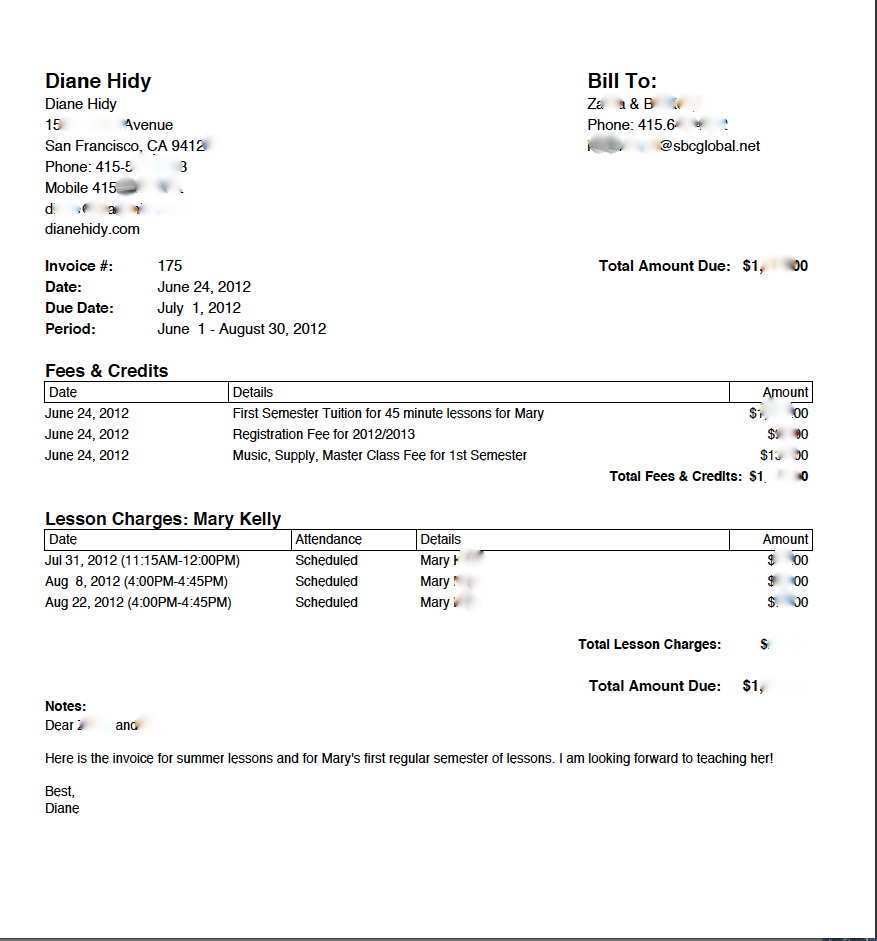 99 Blank Musician Invoice Example Download by Musician Invoice Example