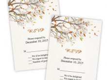 Rsvp Card Template For Word