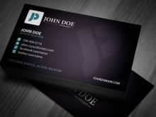 99 Business Card Template John Doe in Photoshop with Business Card Template John Doe