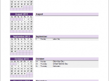 99 Create School Planner Calendar Template Download by School Planner Calendar Template