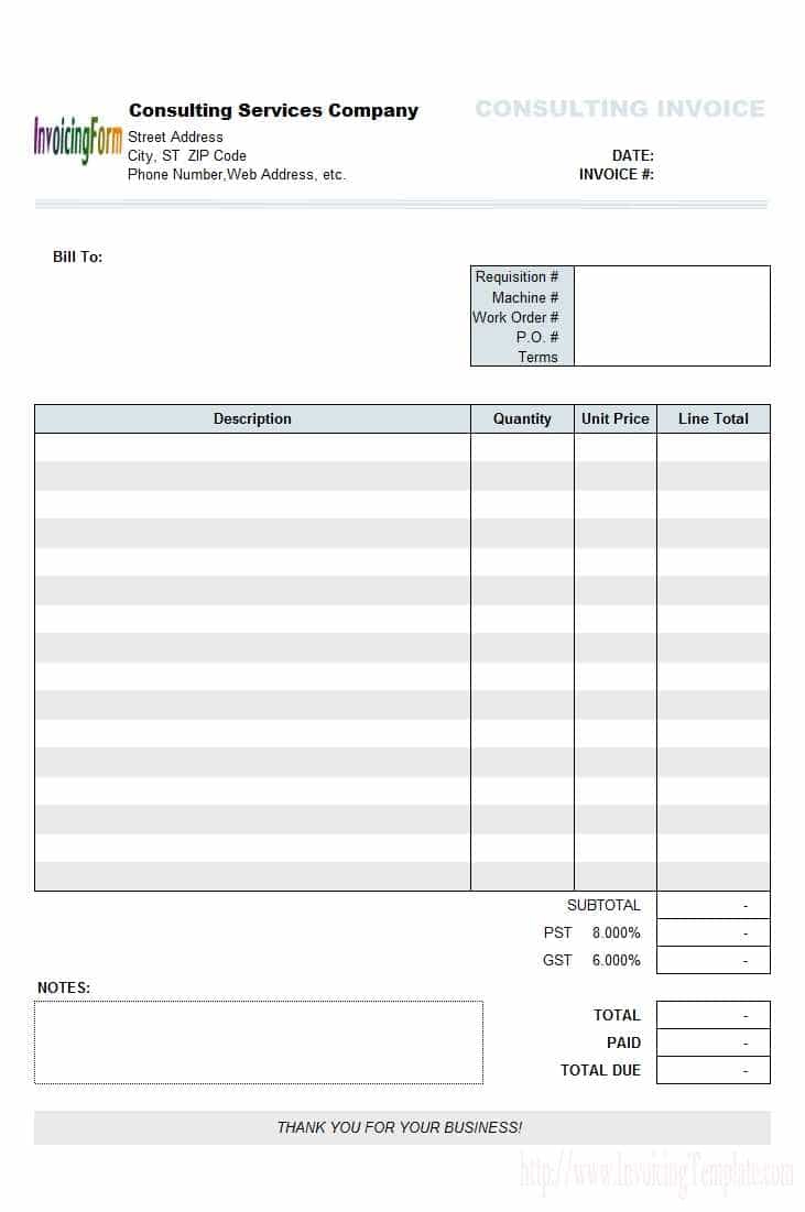 99 Creating Consultant Hourly Invoice Template with Consultant Hourly Invoice Template