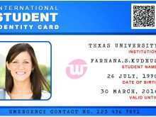 99 Creative Student I Card Template in Word for Student I Card Template