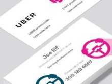 99 Creative Uber Business Card Template Free Now by Uber Business Card Template Free