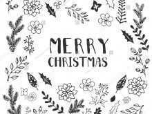 99 Customize Christmas Card Template Black And White in Word with Christmas Card Template Black And White