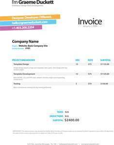 99 Customize Invoice Template For Creative Work Photo by Invoice Template For Creative Work