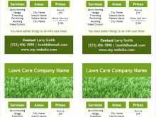 Lawn Care Flyers Templates Free