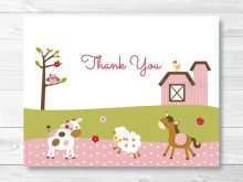 99 Customize Our Free Animal Thank You Card Template Now by Animal Thank You Card Template