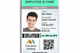 99 Customize Our Free Employee Id Card Template India For Free for Employee Id Card Template India