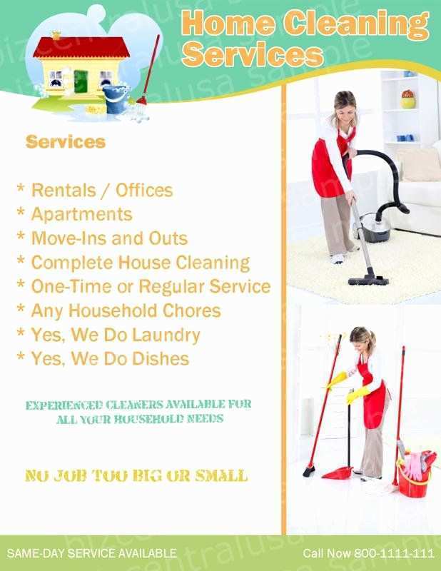 99 Customize Our Free House Cleaning Flyer Templates Free in Word with House Cleaning Flyer Templates Free