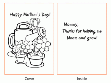 99 Customize Our Free Mother S Day Card Templates To Colour Photo for Mother S Day Card Templates To Colour