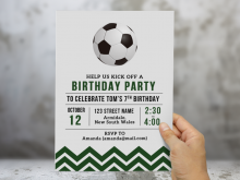 99 Customize Our Free Soccer Birthday Card Template For Free with Soccer Birthday Card Template