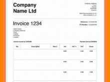 Template Of Vat Invoice