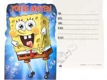 99 Customize Spongebob Birthday Card Template Templates by Spongebob Birthday Card Template